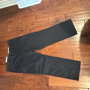 Men's Banana Republic Black NWT, Rapid Movement Chino, Aiden Slim Fit, 36x30